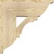 Ekena Millwork Merced Traditional Rough Sawn Bracket w/ Offset Brace, Douglas Fir, 8"W x 20"D x 20"H BKT0806X20X20MRC01RDF - alternate 3